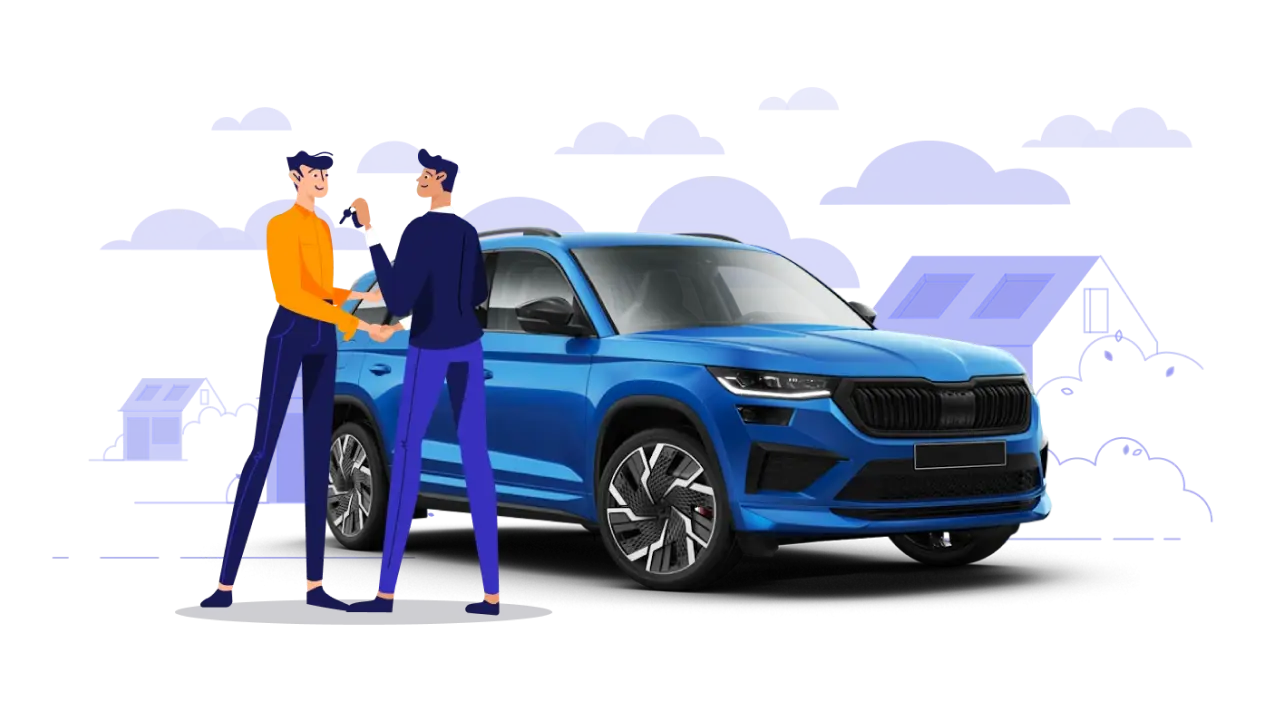 Electric Car Graphic